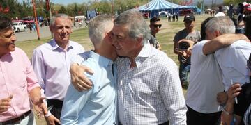 Juan Carlos Massei junto a Estéban Avilés
