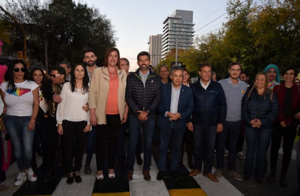 Inauguraron una senda peatonal de la diversidad en Mendoza
