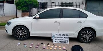 Tras una persecución, detuvieron a un delincuente en Paraná con 300 mil pesos