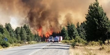 Fuego en Epuyén
