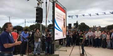 Acto en recordación del expresidente Alfonsín, en Jujuy