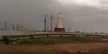 Ingreso de la ciudad La Rioja sobre ruta nacional N° 38