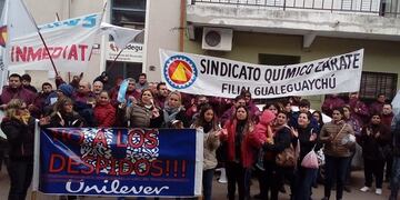 Marcha Unilever- (Archivo)\nCrédito: APF