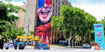 El mural más alto de San Juan\u002E