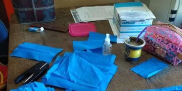 En Catamarca los presos del penal de Miraflores confeccionan barbijos