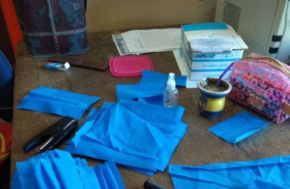 En Catamarca los presos del penal de Miraflores confeccionan barbijos