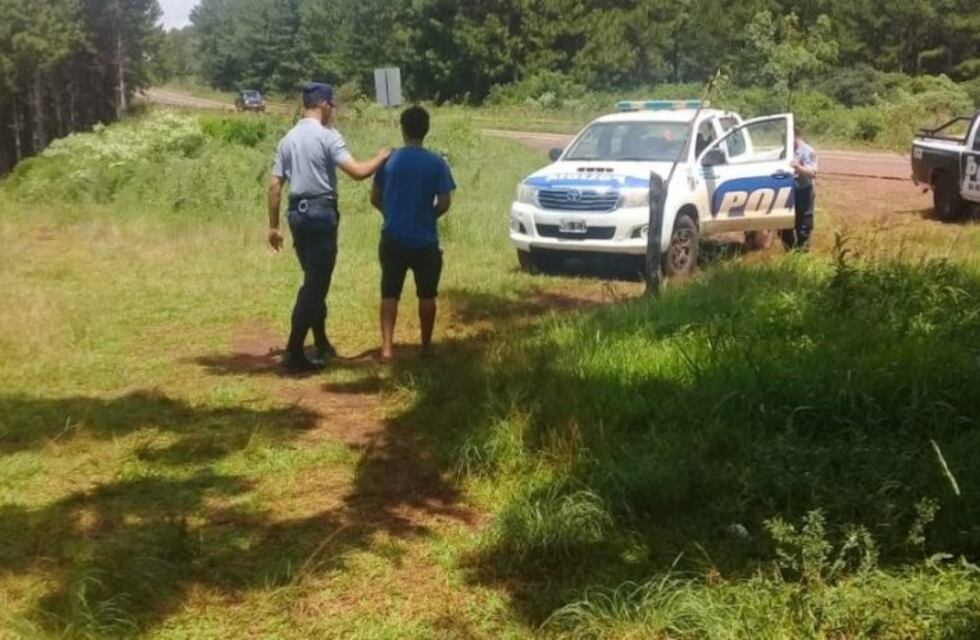 Sorprendieron a un joven con yerba mate robada