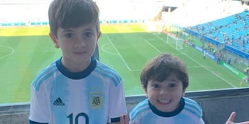 Los niños viajaron a Porto Alegre para saludar a la \