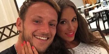 Rakitic y su mujer\u002E Foto: Instagram\u002E