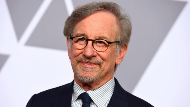 FILE - In this Feb\u002E 5, 2018 file photo, Steven Spielberg arrives at the 90th Academy Awards Nominees Luncheon in Beverly Hills, Calif\u002E Warner Bros\u002E Chairman Toby Emmerich says Tuesday that the legendary filmmaker will produce and may direct the World War II action adventure “Blackhawk,\