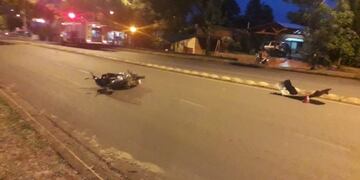 Choque fatal en Alem, una camioneta chocó de frente a la moto que manejaba Aníbal Zelmer, de 30 años, quien perdió la vida\u002E
