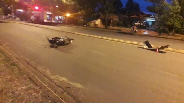 Choque fatal en Alem, una camioneta chocó de frente a la moto que manejaba Aníbal Zelmer, de 30 años, quien perdió la vida\u002E