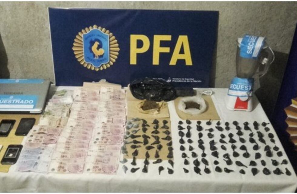 Habían instalado una cocina de droga en plena capital puntana