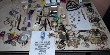 El botín incluía de todo\u002E Quedó detenido\u002E