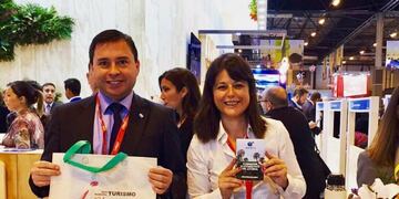 Funcionarios de Misiones en la FERITUR de Madrid\u002E (MOL)