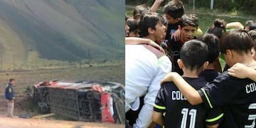 Tragedia en la Ruta 7 donde la Escuela de Fútbol del club chileno de Colo Colo sufrió un terrible accidente\u002E