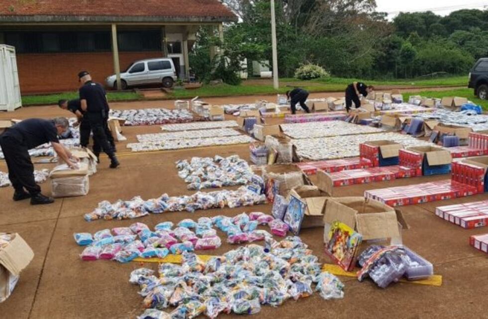 Incautaron mercadería valuada en más de un millón de pesos en Puerto Iguazú