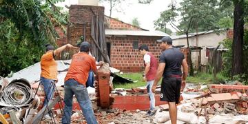 La tormenta de este miércoles 4 de diciembre golpeó a varias familias de Posadas y Garupá\u002E