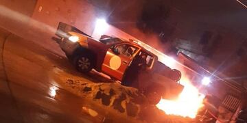 El episodio exigió la intervención de los bomberos en Barra al 2800\u002E (@geor1104)