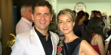 Miguel Martín junto a su esposa Soraya Mafud\u002E (Web)