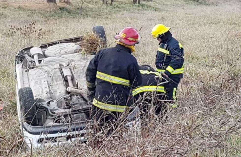 Vuelco con múltiples heridos cordobeses en cercanías de General Pico