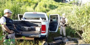 La droga estaba en una camioneta que había sido robada\u002E