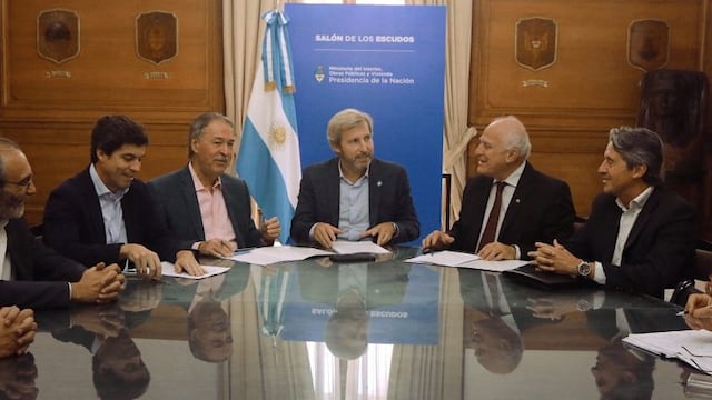 Reuniu00f3n entre Lifschitz, Schiaretti y Frigerio por emergencia hu00eddrica