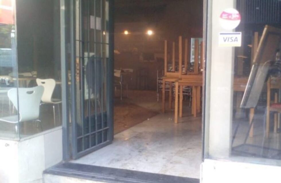 Susto en un café de la peatonal puntana