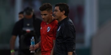 El Muñeco también se metió en la previa del duelo con Boca, por el fuego cruzado entre Pratto y Tevez\u002E