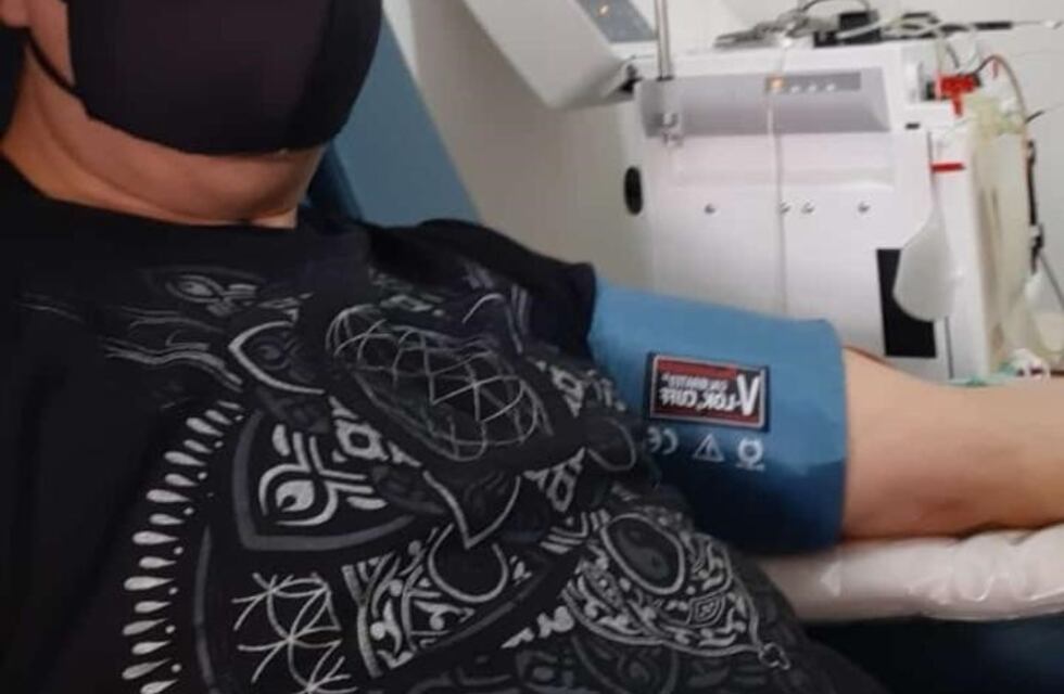 El Jefe de Apoyo Tecnológico es donante activo de plasma