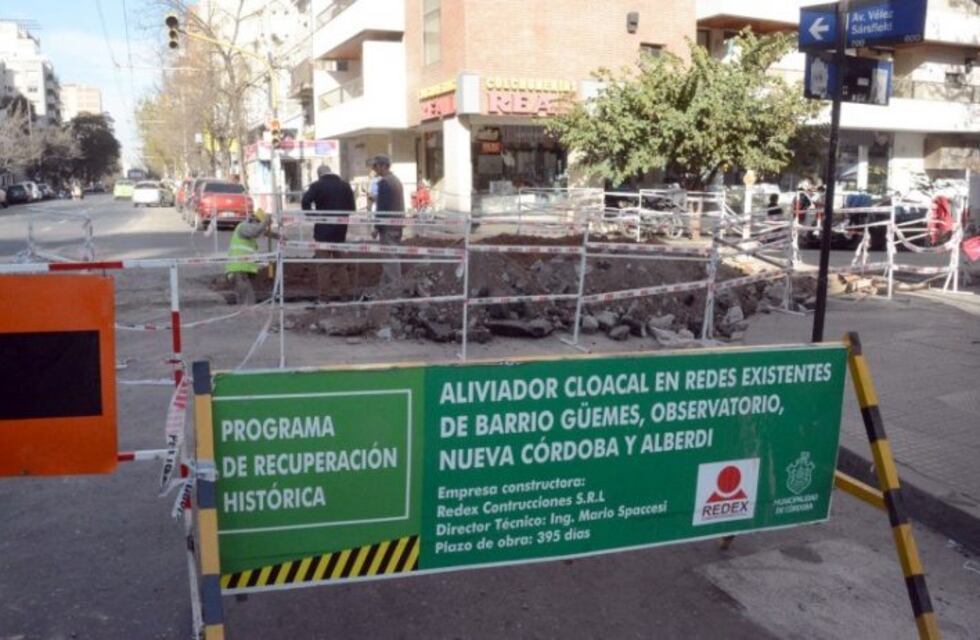 Cortes en barrio Urca por obras de cloacas