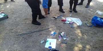 Pareja de motochorros