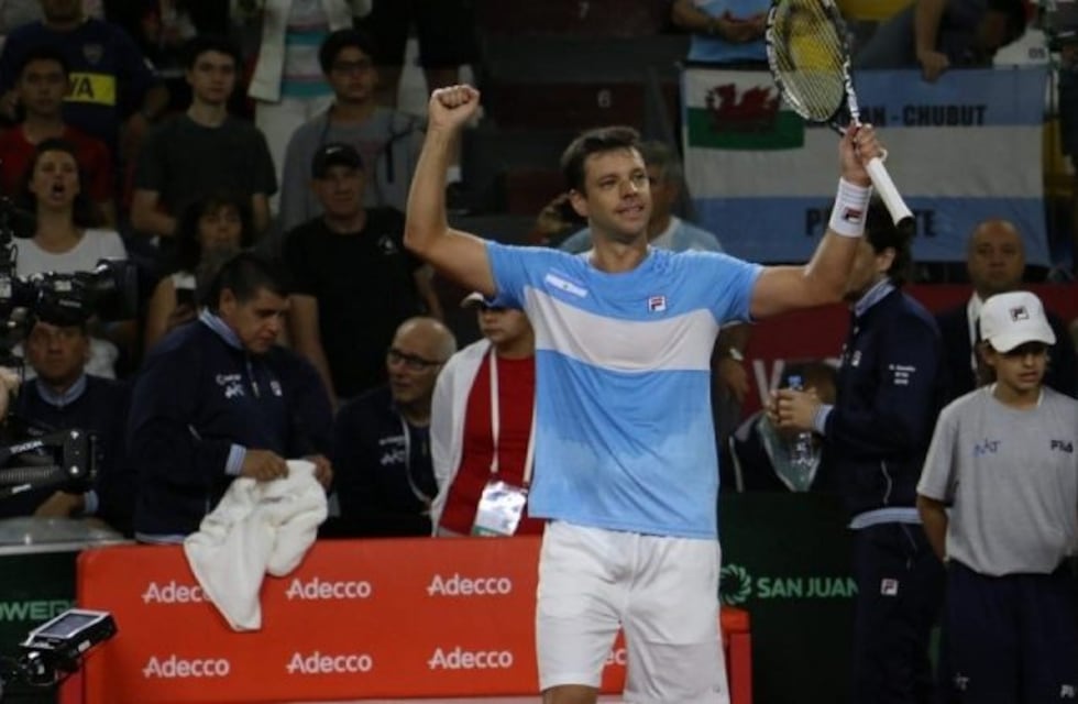 Argentina cerró la Copa Davis con un aplastante 4-0