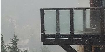 Nieve en La Cumbrecita\u002E