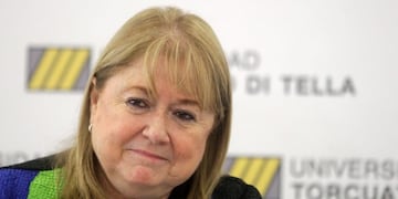 DYN213, BUENOS AIRES, 08/11/2016, LA CANCILLER SUSANA MALCORRA EN LA UNIVERSIDAD TORCUATO DI TELLA.. FOTO:DYN/ALBERTO RAGGIO.