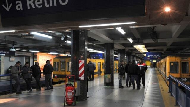 La línea C del subte suspendió su servicio (Foto/Archivo: Agencia Télam)