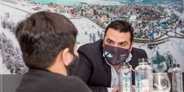 Niños y niñas visitaron al intendente Walter Vuoto