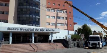 Gran operativo para la instalación de un resonador en el hospital de Río Cuarto