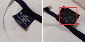 Compró una remera a Avellaneda y lo que encontró en la etiqueta la dejó sin palabras: “Preguntale a tu vieja”