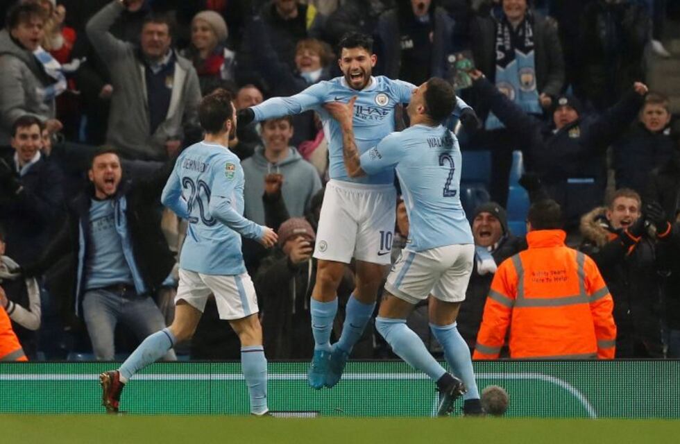 Copa de la Liga: Agüero le dio la victoria al City en la última jugada