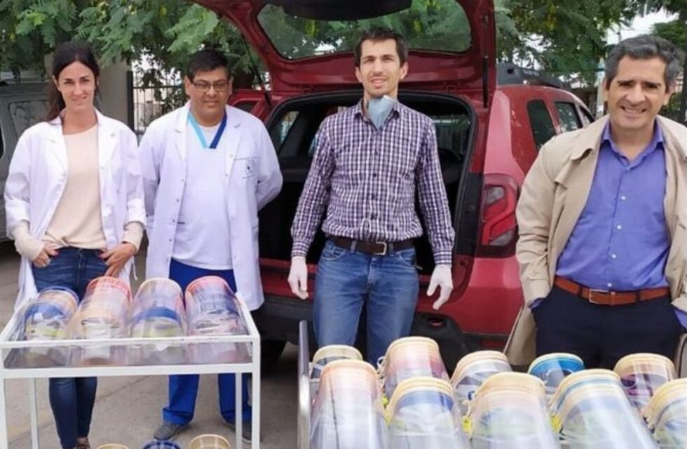 Salteños solidarios: donaron más mascarillas hechas con impresoras 3D