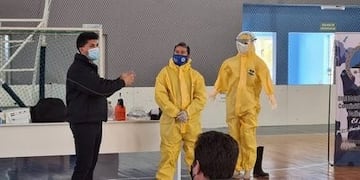 El gremio Petrolero capacitó a los COE de zona norte sobre el uso de Elementos de Protección Personal