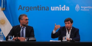 Daniel Arroyo y Alejandro Vanoli\u002E (Presidencia de la Nación)
