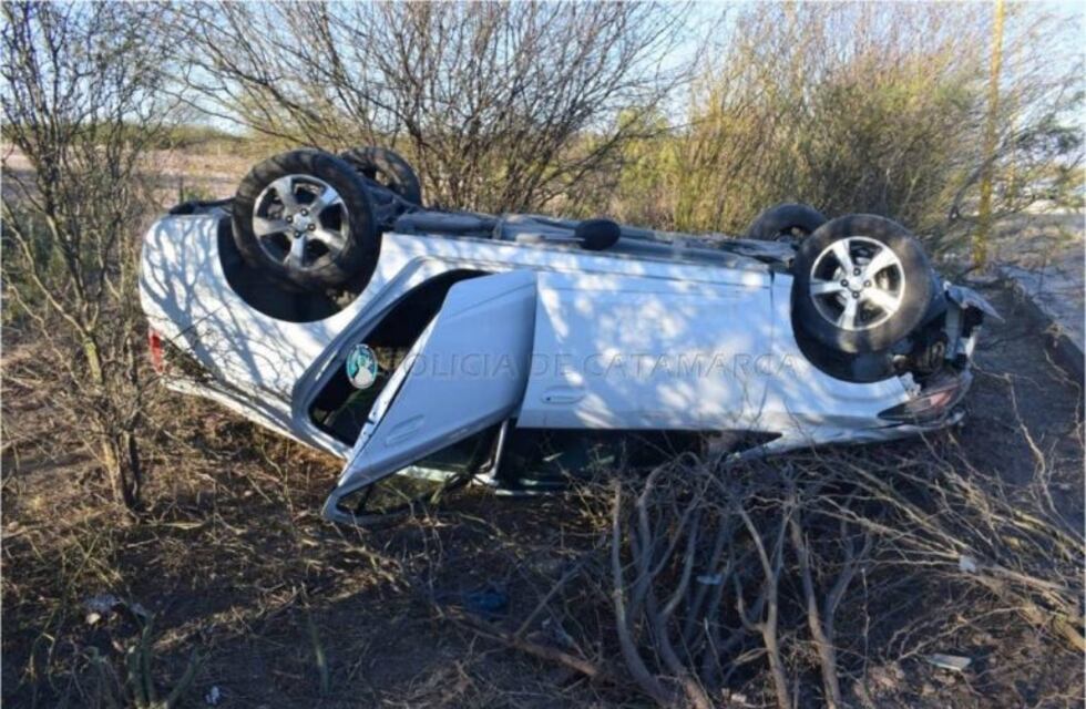 Mujer lesionada en un grave siniestro vial en Belén