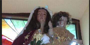 Las coronas que estaban en la Virgen tienen un valor incalculable