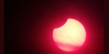 El espectáculo pudo verse desde varios puntos del país\u002E