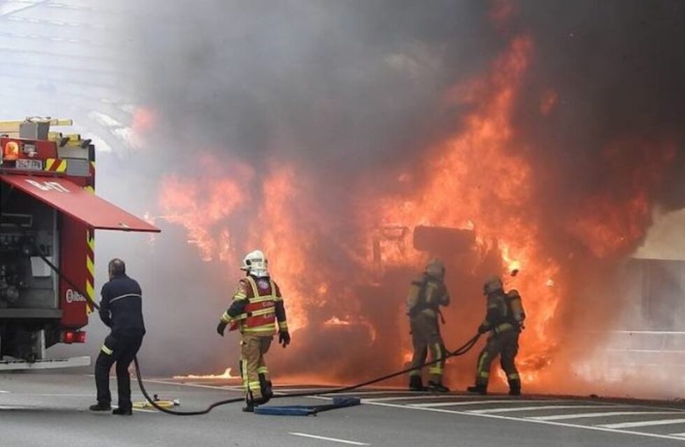 Cordobeses participaban de una muestra en España y salvaron la vida de un camionero