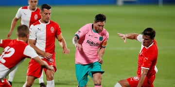 Barcelona venció 3-1 a Girona con dos goles de Lionel Messi\u002E (REUTERS)