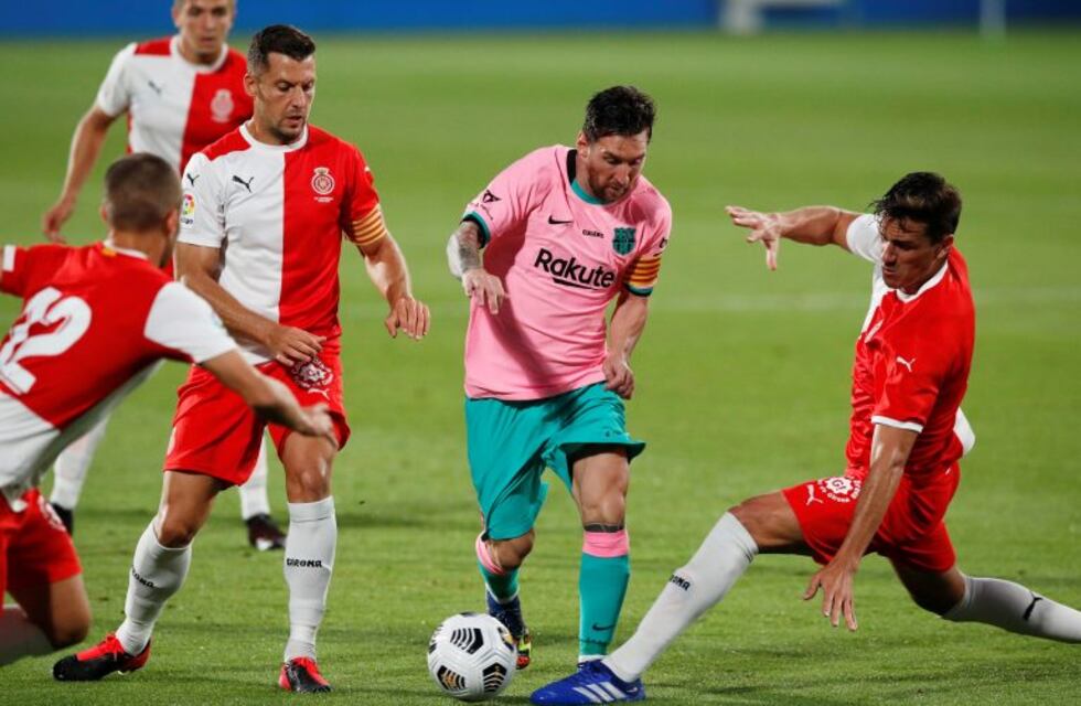 Barcelona venció 3-1 a Girona con dos goles de Lionel Messi