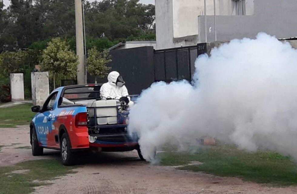 El Municipio continúa con la fumigación en diferentes zonas de Arroyito